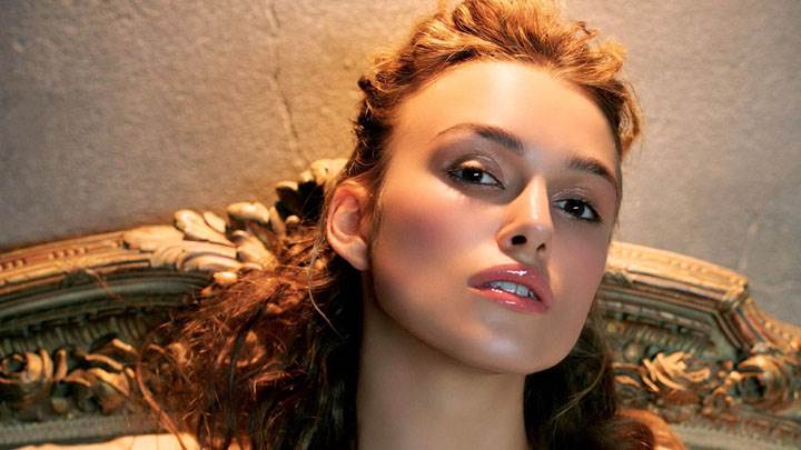 Keira Knightley Wet Lips And Sweet Eyes Face Closeup